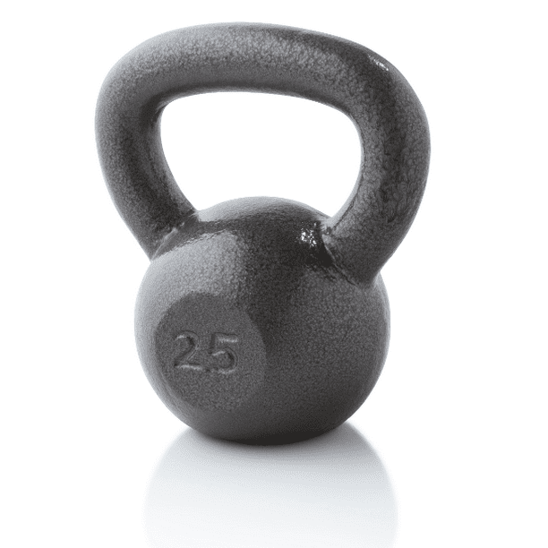 Kettlebell Cast Iron Wide Grip Strength Training Gym Workout Muscle Scul 20 lb 